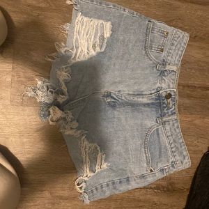 Ripped shorts